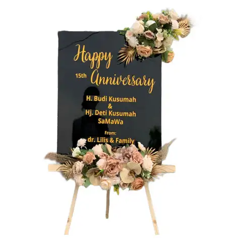 Papan Bunga Akrilik Puncel